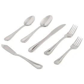 10 Strawberry Street 017794679541 Pearl Dinner Spoon Set Of 6 Stainless Steel #3