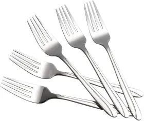 133-df 135 16 Pieces Dinner Forks Stainless Steel Table 8.1 Inches