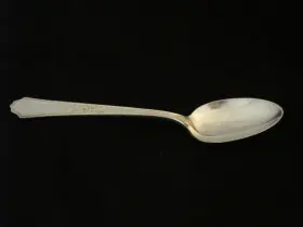 42110 1847 Rogers Bros. Ancestral Teaspoon S International Silver Spoon