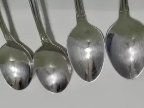 1881 Rogers 2426 Spoons Arbor Rose Stainless Steel Replacement 4 Pc 2 Tsp Tbsp/soup #3