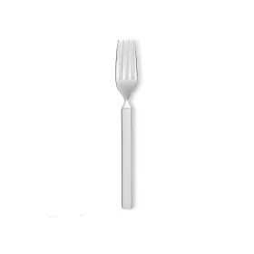 Alessi 003299007622 Inch Dry 7-1/2-inch Table Fork With Satin Handle Set Of 6 Silver