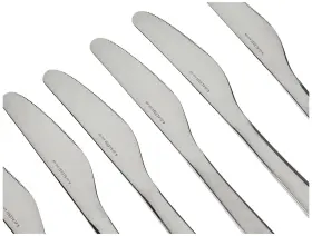 Alessi 003299921508 A Di Inch Knifeforkspoon 7-1/4-inch Monoblock Desert Knife Mirror Polish Set Of 6 #2