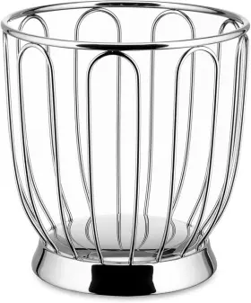 37019 Alessi Pre-owned Citrus/fruit Wire-worked Basket Stainless Steel