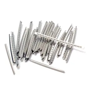 Alnicov 717340826534 24pcs Guitar Fretwire Nickel-plated Copper 2.2mm Fret Wire Set For El