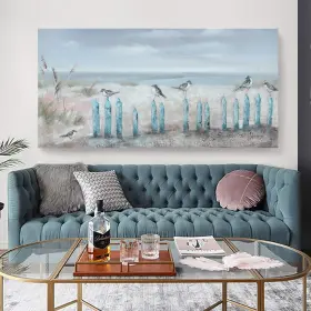 Amatop 745499065221 Big Wall Art For Living Room Extra Large 60 Inch L X 30 W Sea Bird Oil Painting