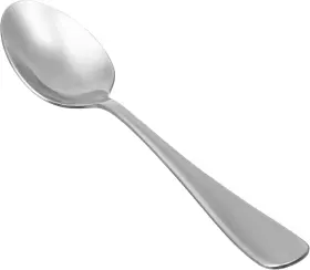 Amazonbasics 841710188806 Amazon Basics Stainless Steel Dishwasher Safe Dinner Spoons With Round Edge Lar