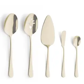 Amefa 711155479079 Austin 5pc Serving Set 18/0 Stainless Steel Champagne