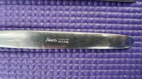 Afs5 Amefa Holland 9 Teaspoons 6 Inch And 1 Gumbo Spoon 7 #2