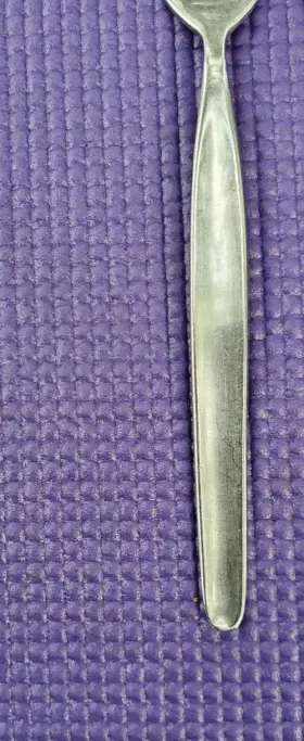 Afs5 Amefa Holland 9 Teaspoons 6 Inch And 1 Gumbo Spoon 7 #3