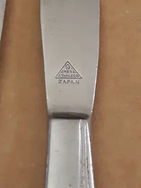 Aef3 Amere By Stainless Steel Dinner Knife Lot Flatware Silverware Japan Mcm #2