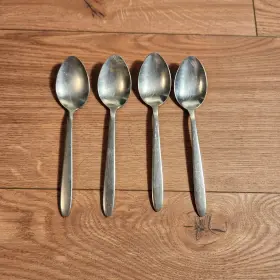 Aef5 Amere Stainless Steel Japan Lot Of 4 Teaspoons Flatware Silverware