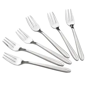 Anbers 722892234294 12 Pieces Tiny Cocktail Forks Stainless Steel Appetizer Fork Cake