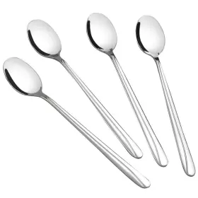 Anbers 722892235659 12 Pieces Long Handle Spoon Stainless Steel Ice Tea Milkshake