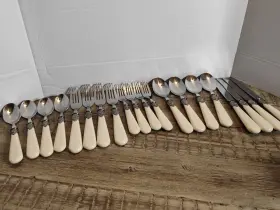 Annova 971844221040 Flatware 20 Pieces Set/stainless Steel Vintage Silverware/cutlery Set
