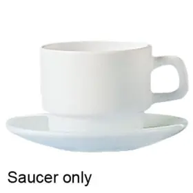 22670 Arc-cardinal Arcoroc Restaurant White 4-1/4 Saucer - 48 / Cs Inch