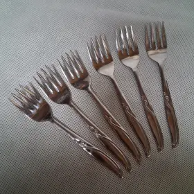 Amk9 Armack Salad Forks 6 Stainless Steel Inch Scroll Handle