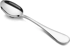 59359 Artaste Rain 18/10 Stainless Steel Silver Set Of 12 Dinner Spoon 7.5 Inch