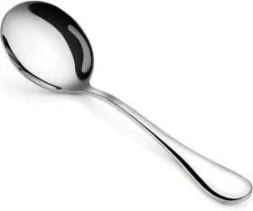 59366 Artaste Rain 18/10 Stainless Steel Silver Set Of 12 Bouillon Spoon 6-inch