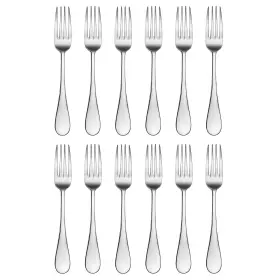 Artaste 639713059342 59342 Rain 18/10 Stainless Steel Salad Fork 7 Inch Set Of 12 Silver #3