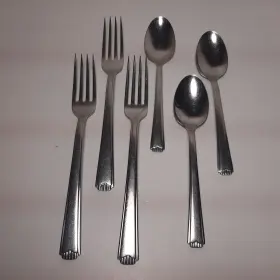 Aas3 Atlas Stainless Flatware Dinner Forks 3 Teaspoons