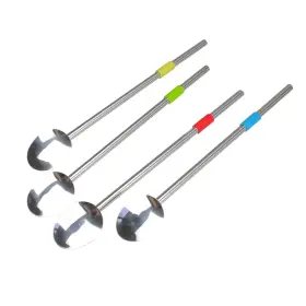 33537587 Avon Set Of 4 Stainless Steel Reusable Spoons And Straws 8 Inch #2