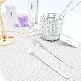 Aykdww 8 304 Dinner Forks Pieces Stainless Steel Fork Set Longer Handles Dishwasher Wa #2