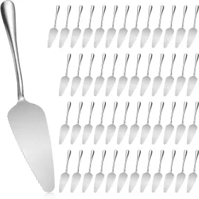 Baderke Le-baderke-4242 50 Pcs Pie Server Pizza Spatula Stainless Steel Cake Pastry Profes