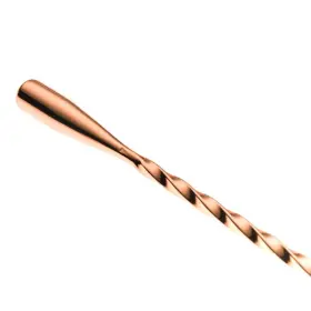 Barfly 765301931100 Teardrop Bar Spoon End 15 3/4 Inch 40 Cm Copper #2