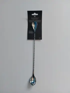 Barfly 765301944384 Bar Spoon With Teaspoon End 13 Inch 31.1 Cm Stainless Steel
