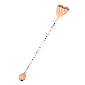 M37072cp Barfly Bar Spoon Strainer End 15 3/4 Inch 40 Cm Copper