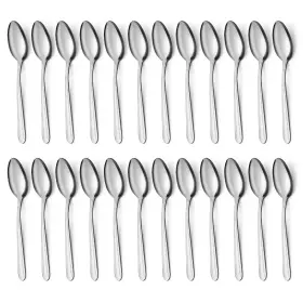 Bewos 726208229790 24 Pieces Teaspoons 6.2 Inches Stainless Steel Silverware Spoon S