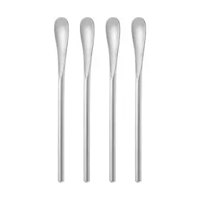 Bidponds 094343363223 5inch/12.8cm Coffee Stirrers Spoonsilver Stainless Steel 304# Stir Sticks