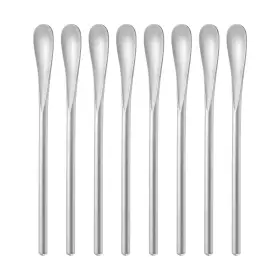 B0004 Bidponds 5inch/12.8cm Coffee Stirrers Spoon Silver Stainless Steel 304# Stir St