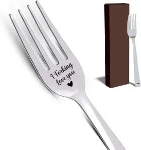 Big Events 653948654578 I Forking Love You Dinner Forks Inspirational Funny Engraved Stainles