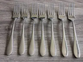 Boda Nova B2ngou Gourmet Stainless 7pc Forks Set Japan Glossy Modern Flatware 7 5/8 Inch