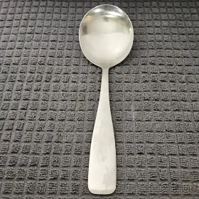 Bgj1 Bogelund-jensen Centa Solid Serving Spoon Stainless Flatware Denmark 9 Inch
