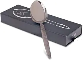 Branded 744759710888 Gray Kunz Spoon Special Edition Damascus Pattern 18/10 Stainless Steel Plating