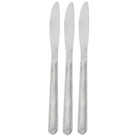 962121887m Branded Gibson Home Tustin 3 Pc Stainless Steel Dinner Knife Set Silver Flatware
