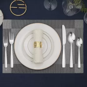 B0byyjt Branded 48 Pcs Silverware Set For 8 Stainless Steel Flatware Cutlery Utensil Kitchen New #2