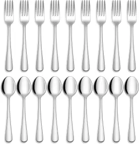H24sp-428 Branded01 24-piece Forks And Spoons Silverware Set Food Grade Stainless Steel Flatware Cu