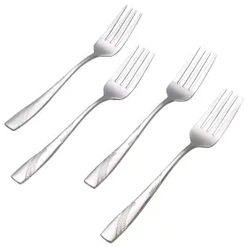 Bringer 769891078337 Stainless Steel Dessert Fork Small Cake/salad Forks Set Pack Of 12