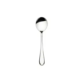 Browne Foodservice 065506014135 Lumino Round Soup Spoon 18/0 Stainless Steel 7.8 Inch/20cm Set Of 12