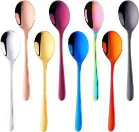 Buy Go 744759651136 Buygo 18/8 Stainless Steel Teaspoon 6 Inch Coffee Dessert Espresso Spoons For Ca
