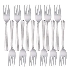 Buy&use 355156954565 Stainless Steel Dinner Fork Set Of 12 6-inch Tea And Dessert Forks