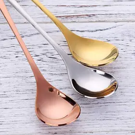 Buyer Star 985782883221 Ice Tea Spoon 8-inch Cream Stainless Steel Cocktail Stirring Spoo #3