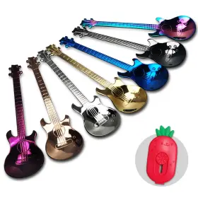 Cab-ds-1-us Caballus New Guitar Dessert Spoons Coffee Teaspoons Set Stainless Steel Colorful