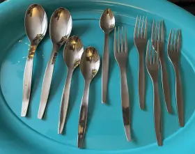 121724-ebl-pol-ph Cambridge Vera Glossy Stainless Replacement Minimalist Style Lot 10 Pieces