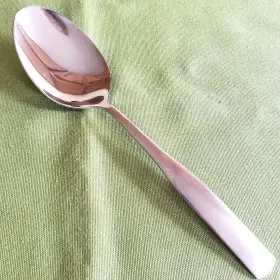 222528 Cambridge Stainless Serving Spoon Madison Pattern 8 1/8 Inch Satin Plain