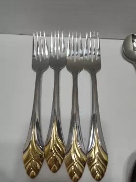 3208011 Cambridge Stainless Steel 20pc Flatware Set Service For Four #3