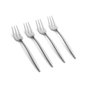 3490h3cnw44ds Cambridge Gaze Cocktail Forks Set Of 4 Silver Mirror